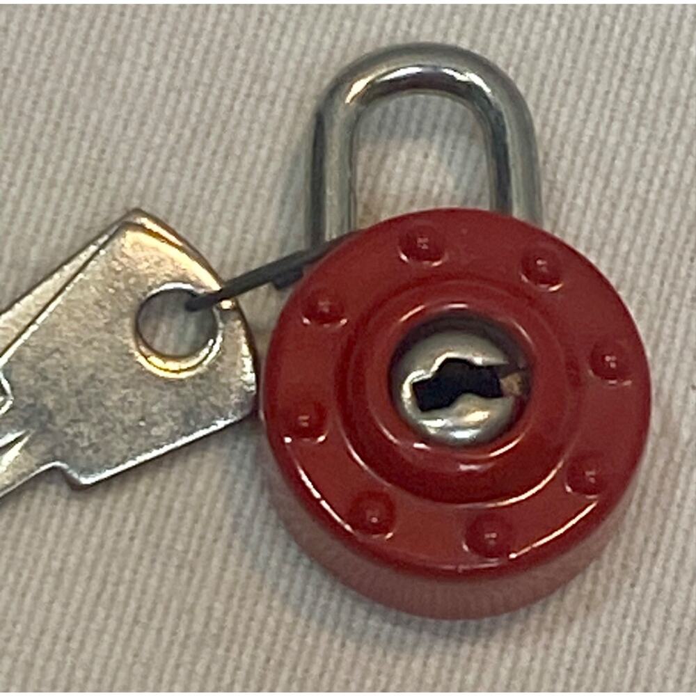 Vintage Miniature Novelty Lock with Keys